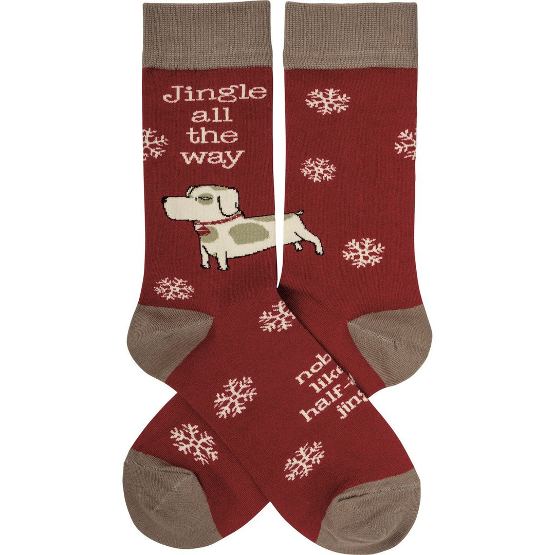 Jingle All The Way Socks
