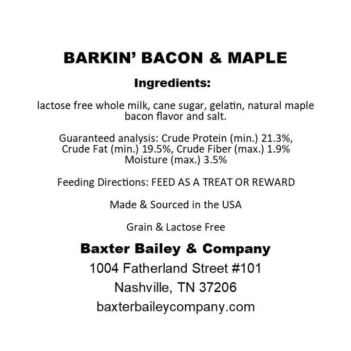 Take Home Tub-Barkin' Bacon & Maple Ice Cream