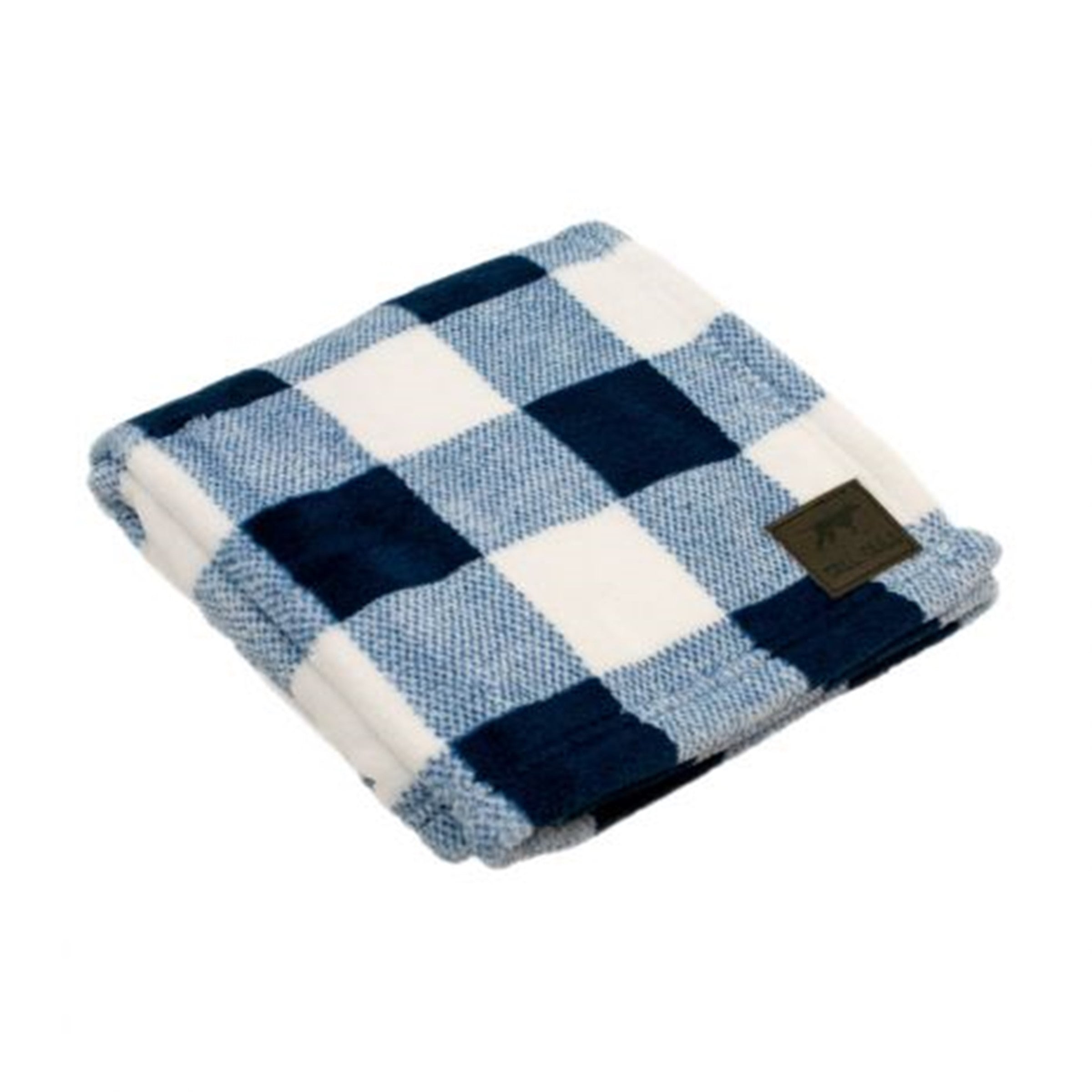 Navy Plaid Blanket – Baxter Bailey Company1