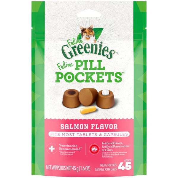 Greenies Cat Pill Pocket Salmon