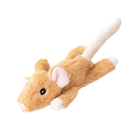 Stuffless Mouse Dog Toy 8"