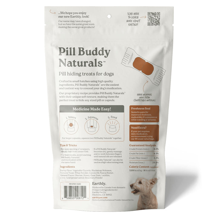 Pill Buddy Naturals-Peanut Butter & Honey-30ct