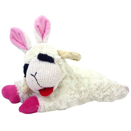Easter Lamb Chop Plush Dog Toy 10.5"