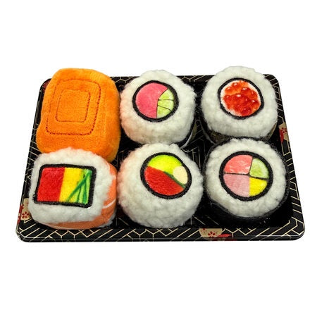 Sushi Roll Set With Catnip 6 pc