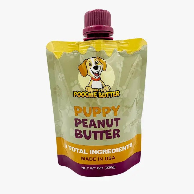 Puppy Peanut Butter Squeeze Pack-8oz