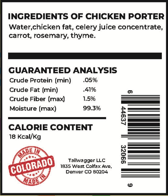 Tailwagger Dog Beer-Chicken Porter