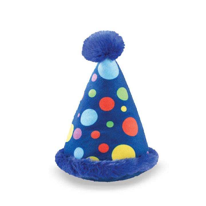 Party Hat Plush Dog Toy - Small