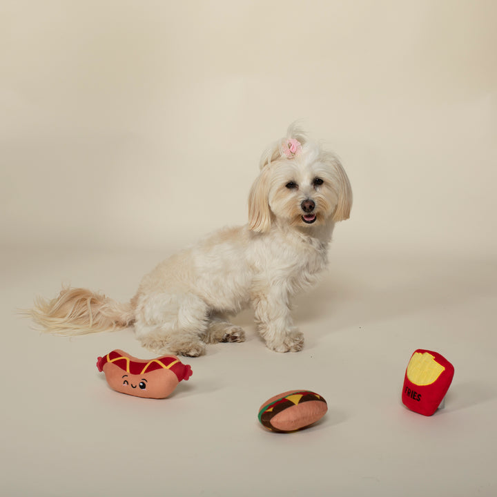 Fast Food 3PC Dog Toy Set