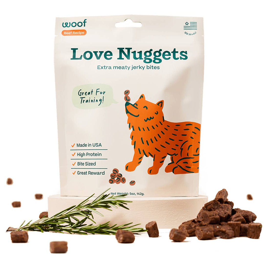 Woof Love Nuggets-Beef 5oz