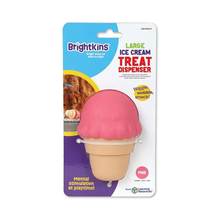 Ice Cream Cone Treat Dispenser Pink-Large