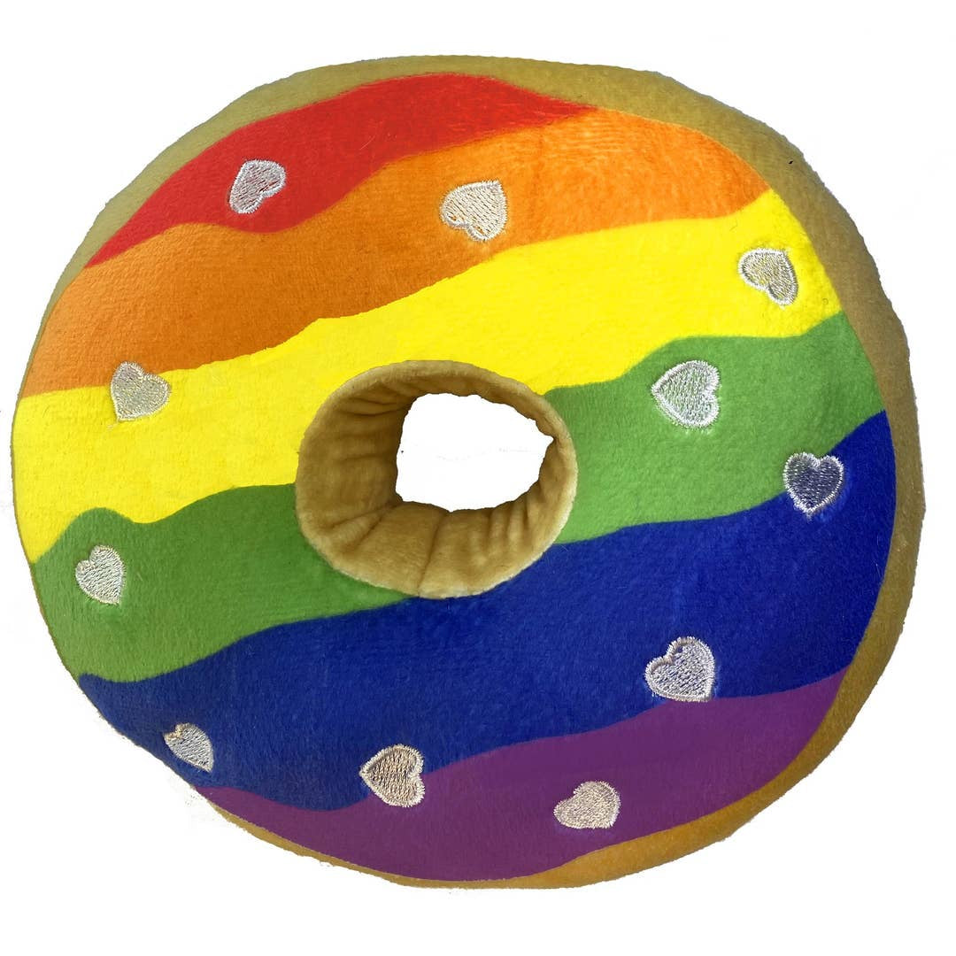 Pride Donut Dog Toy