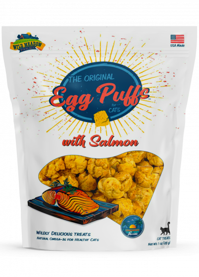 Egg Puffs for Cats-Salmon
