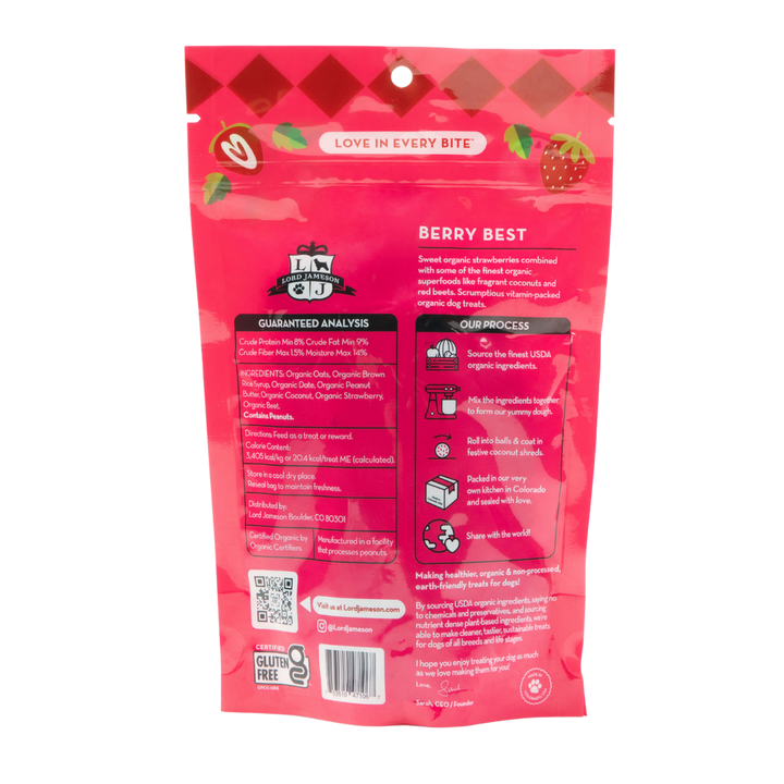 Berry Best Organic Dog Treat