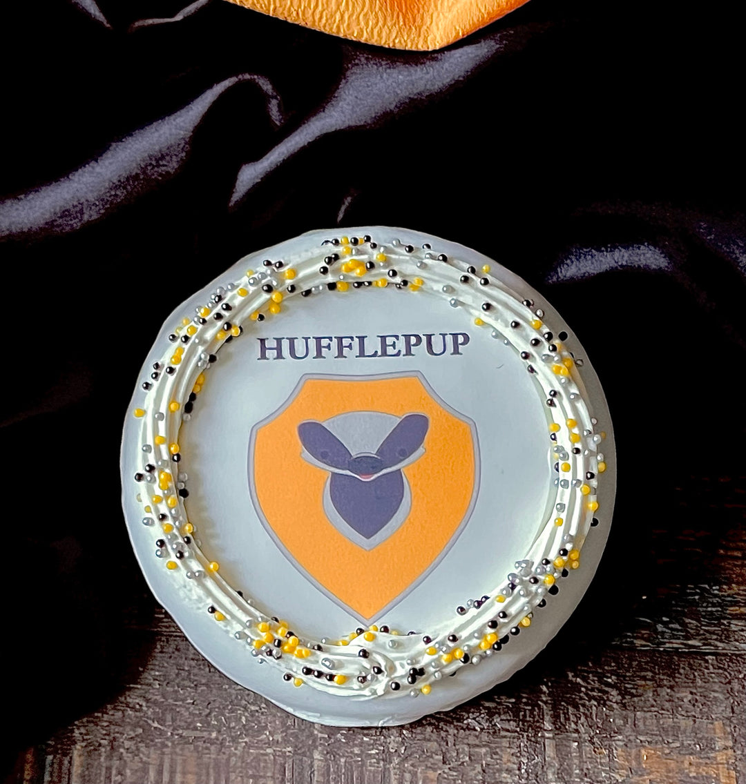 Hufflepup Crest Cookie