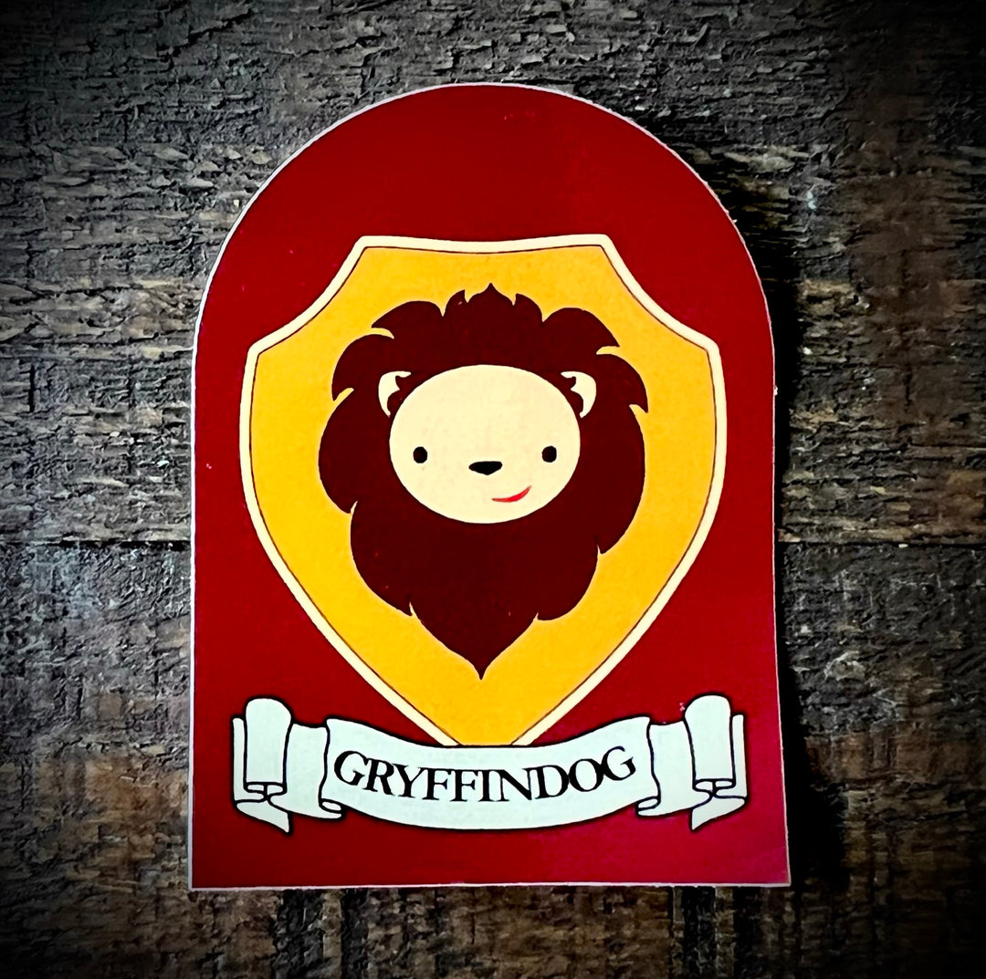Gryffindog Crest Sticker