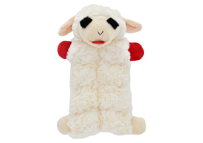 Lamb Chop Squeaker Mat 9"