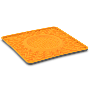 Orange Lick Bowl Mat