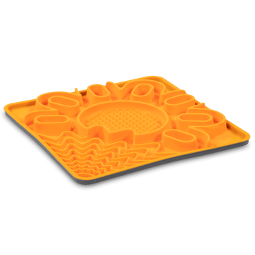 Orange Lick Mat Multi Surface