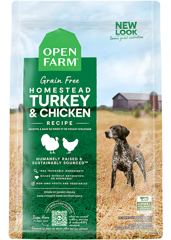 Homestead Turkey & Chicken Grain Free Dog Food