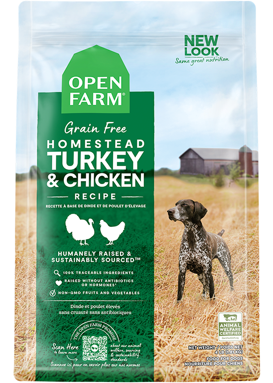 Homestead Turkey Chicken Grain Free Dog Food Baxter Bailey