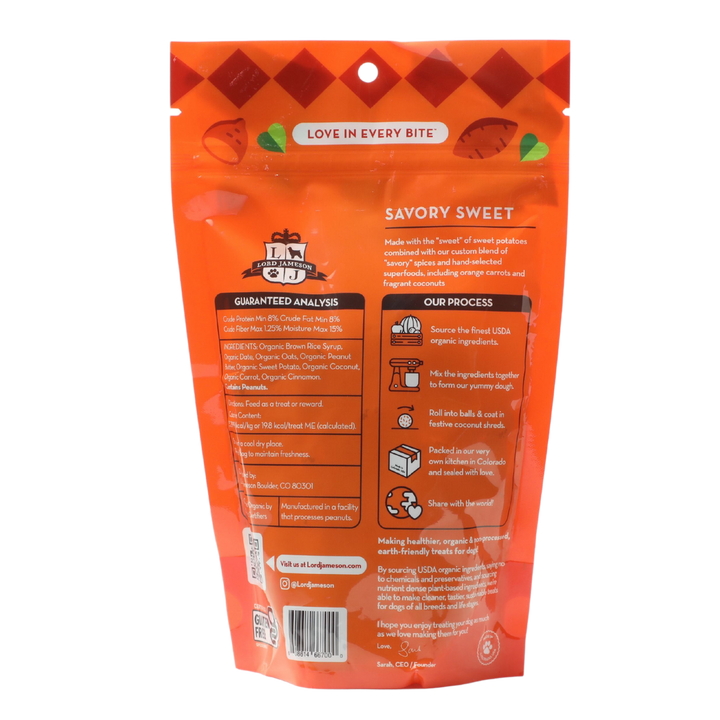 Savory Sweet Organic Dog Treats