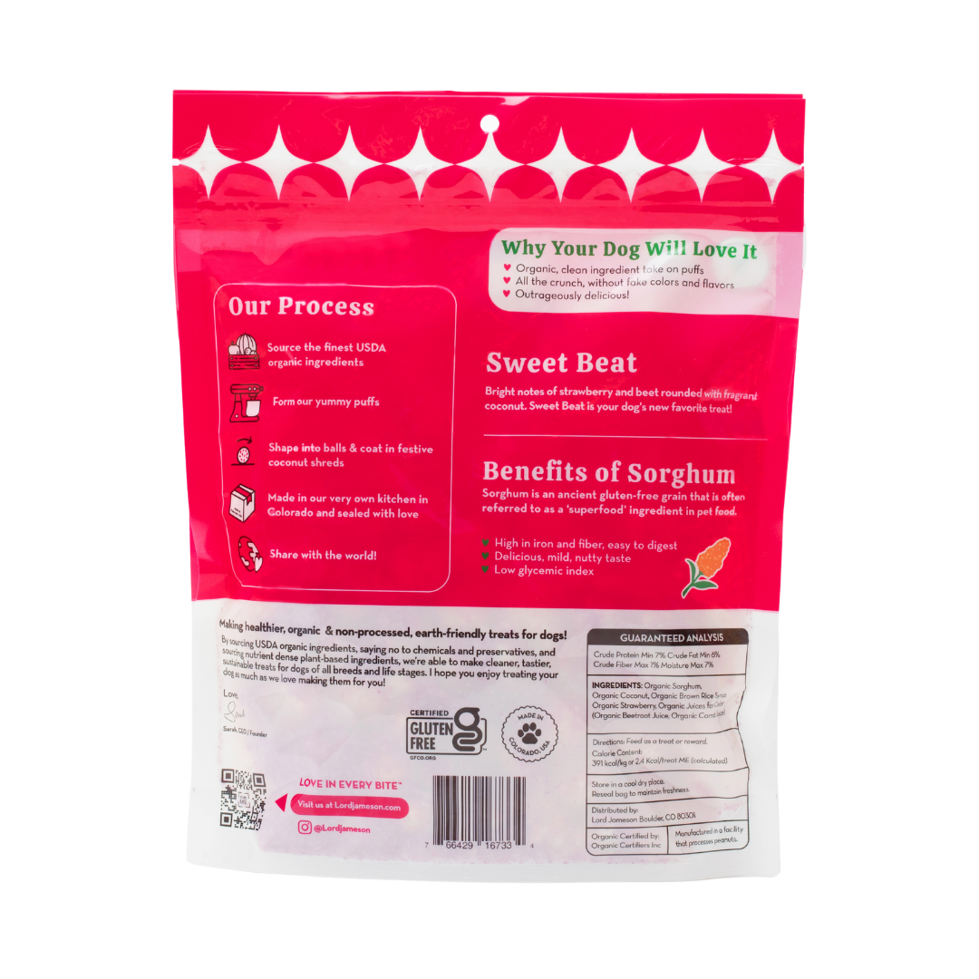 Sweet Beat Organic Dog Treats
