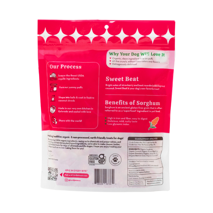 Sweet Beat Organic Dog Treats