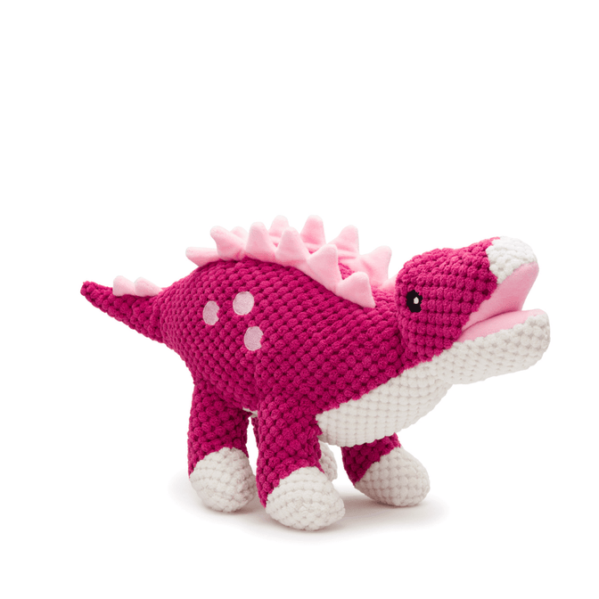 Floppy Pink Stegosaurus Dinosaur Toy