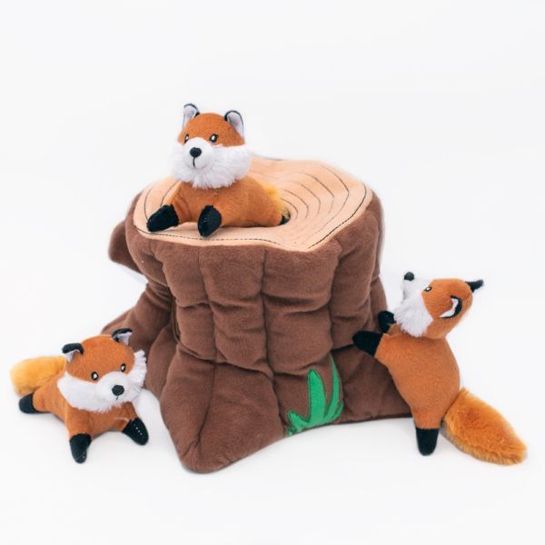Zippy Burrow-Fox Stump Toy