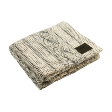 TT Cable Knit Blanket 30x40