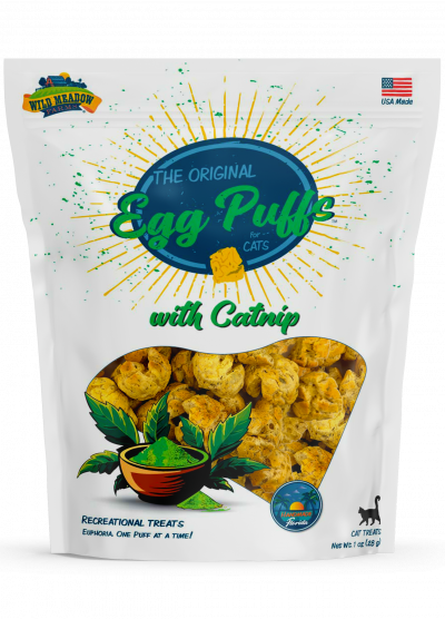 Egg Puffs for Cats-Catnip