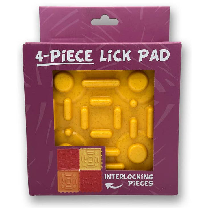 4 Piece Interlocking Lick Pad