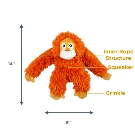 Orangutan Rope Body Dog Toy