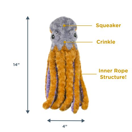 Octopus Squeaker Toy