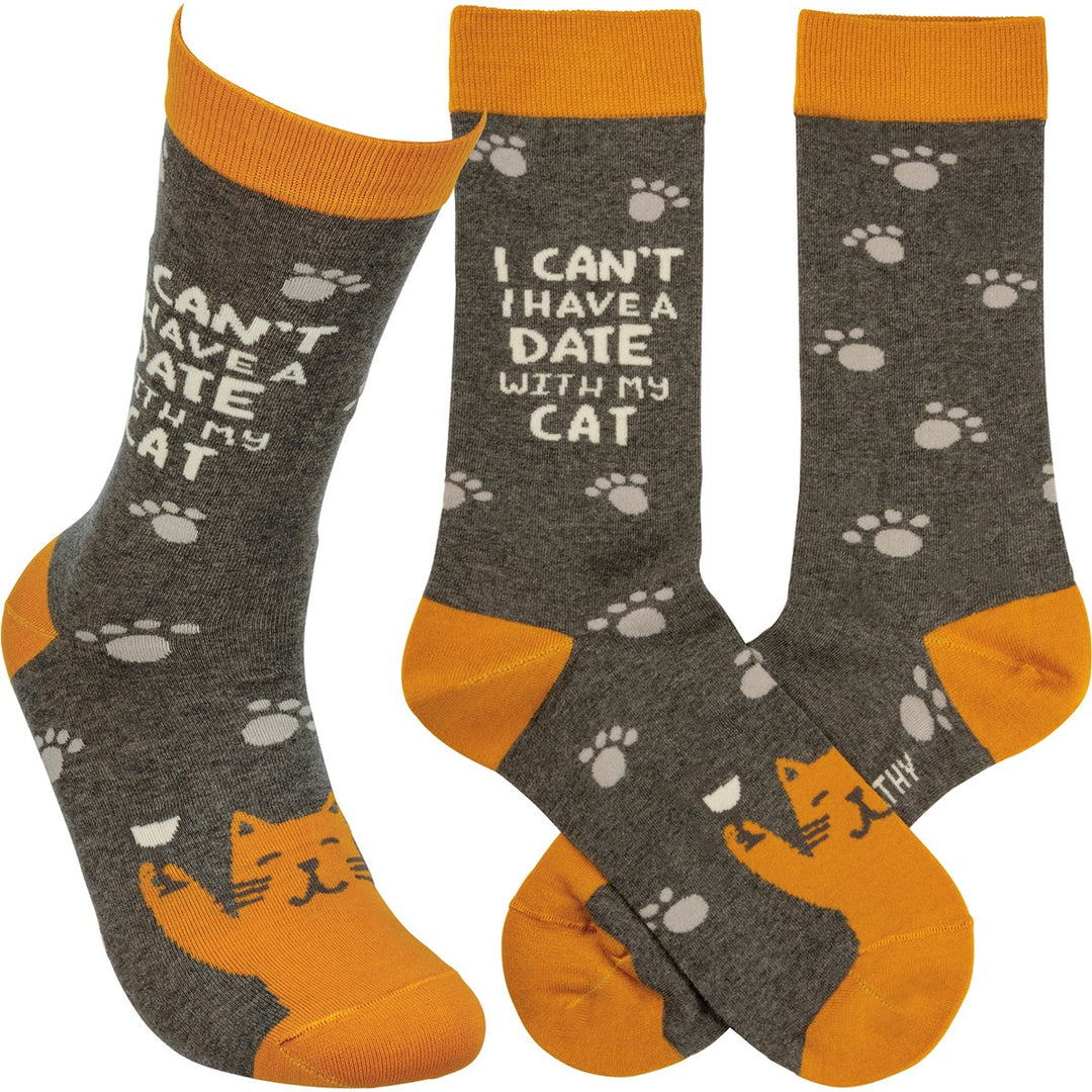 Date With My Cat Socks