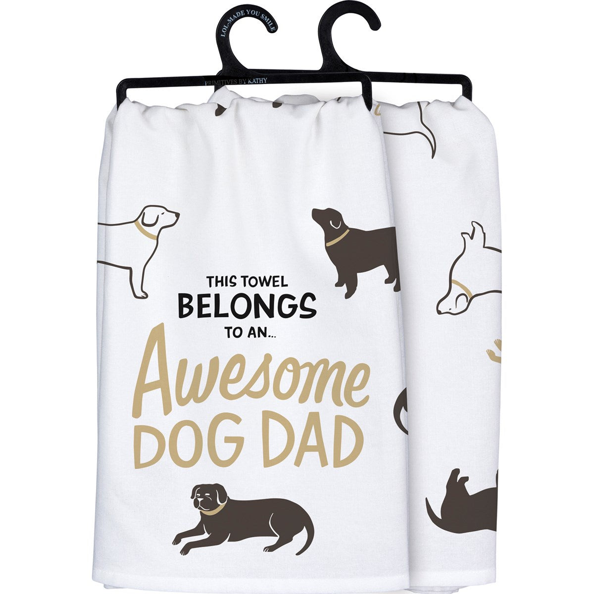 Awesome Dog Dad Kitchen Towel