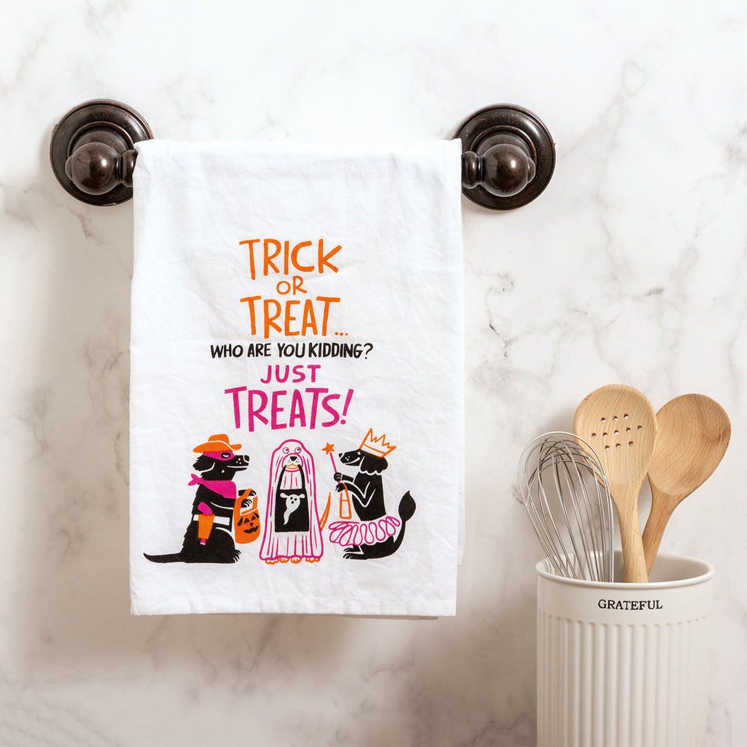 Trick Or Treat Kitchen Towel