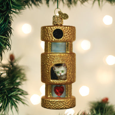 Cat Tower Ornament
