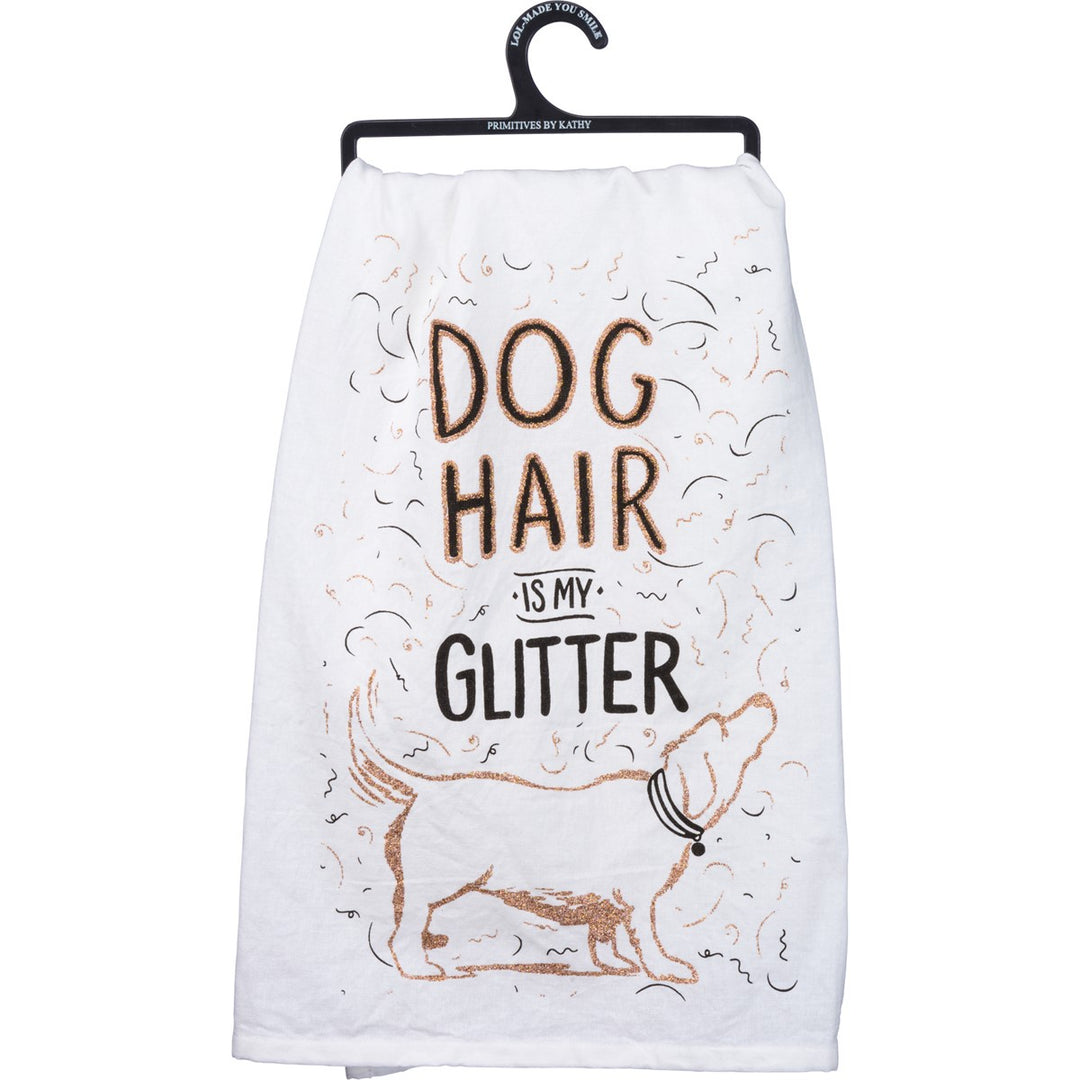 Dog Hair Glitter Kitchen Towel