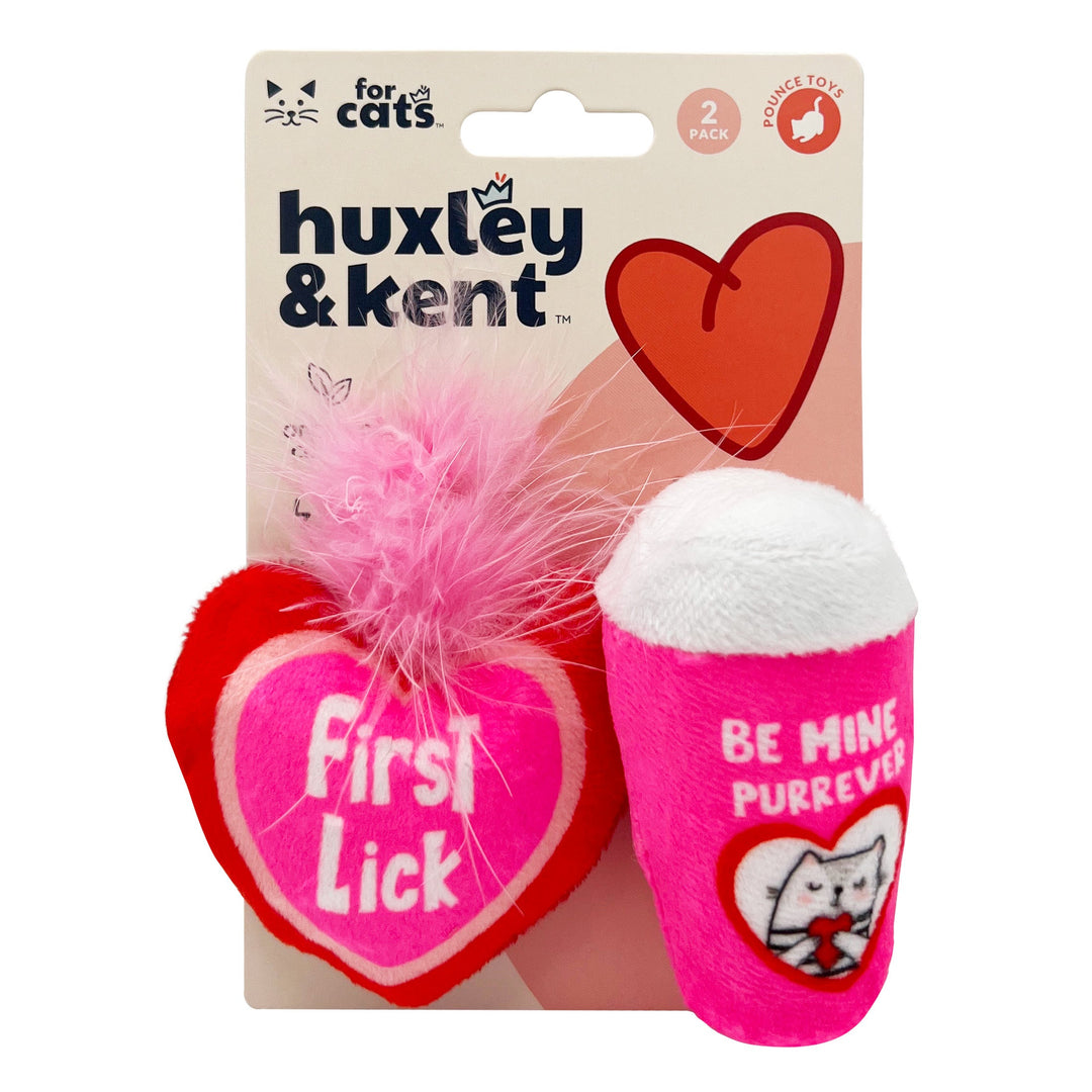 First Lick Heart & Be Mine Coffee Cat Toy