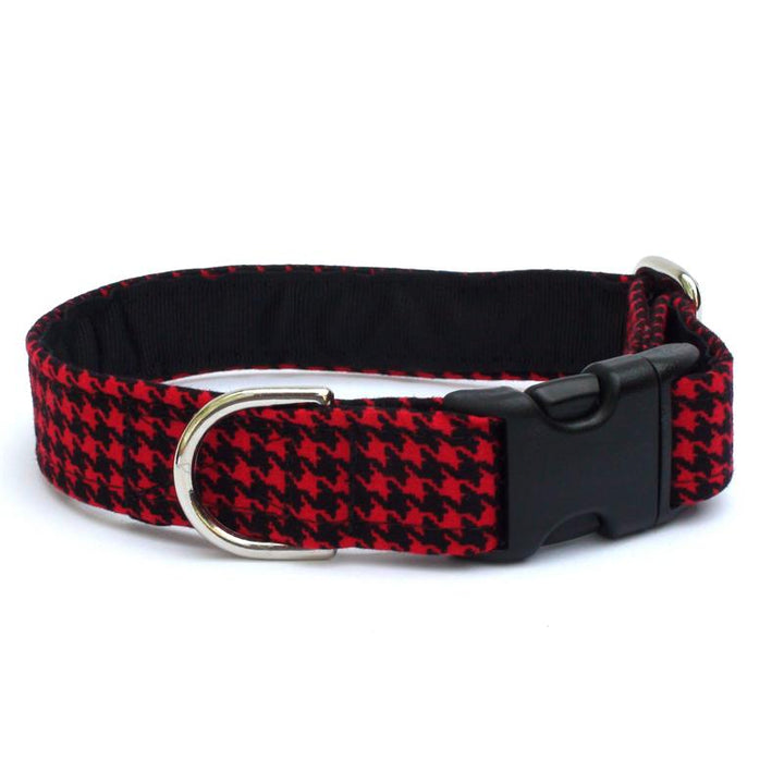 Black & Red Houndstooth Collar