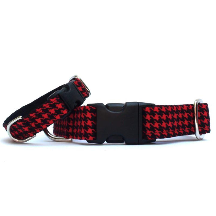 Black & Red Houndstooth Collar