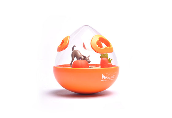 Wobble Ball-Pumpkin Orange